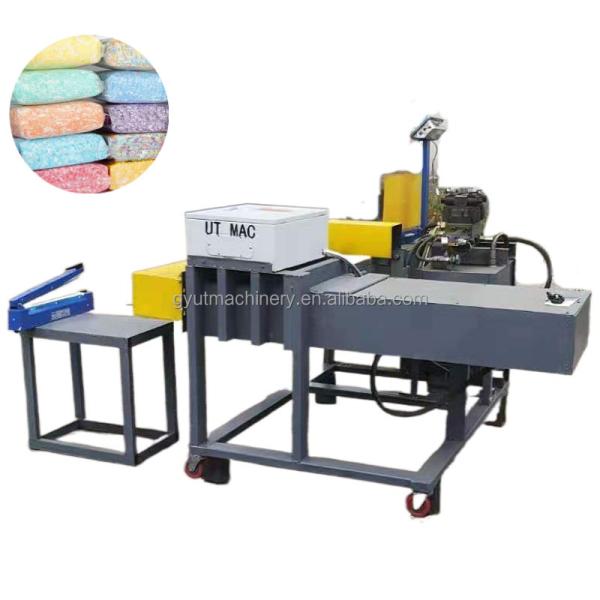 Sacos de plástico Material de embalagem 25kg Limpadores compressor Máquina de embalagem de tecido de pano