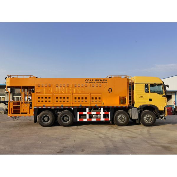 Тележка HOWO 8x4 A7 H5 запечатывания Slurry волокна ремонта дорог