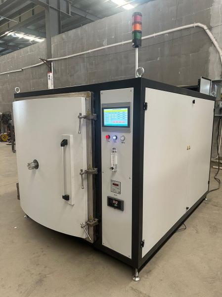 Horizontal Vacuum Muffle Furnace Large Stainless Steel For Degassing