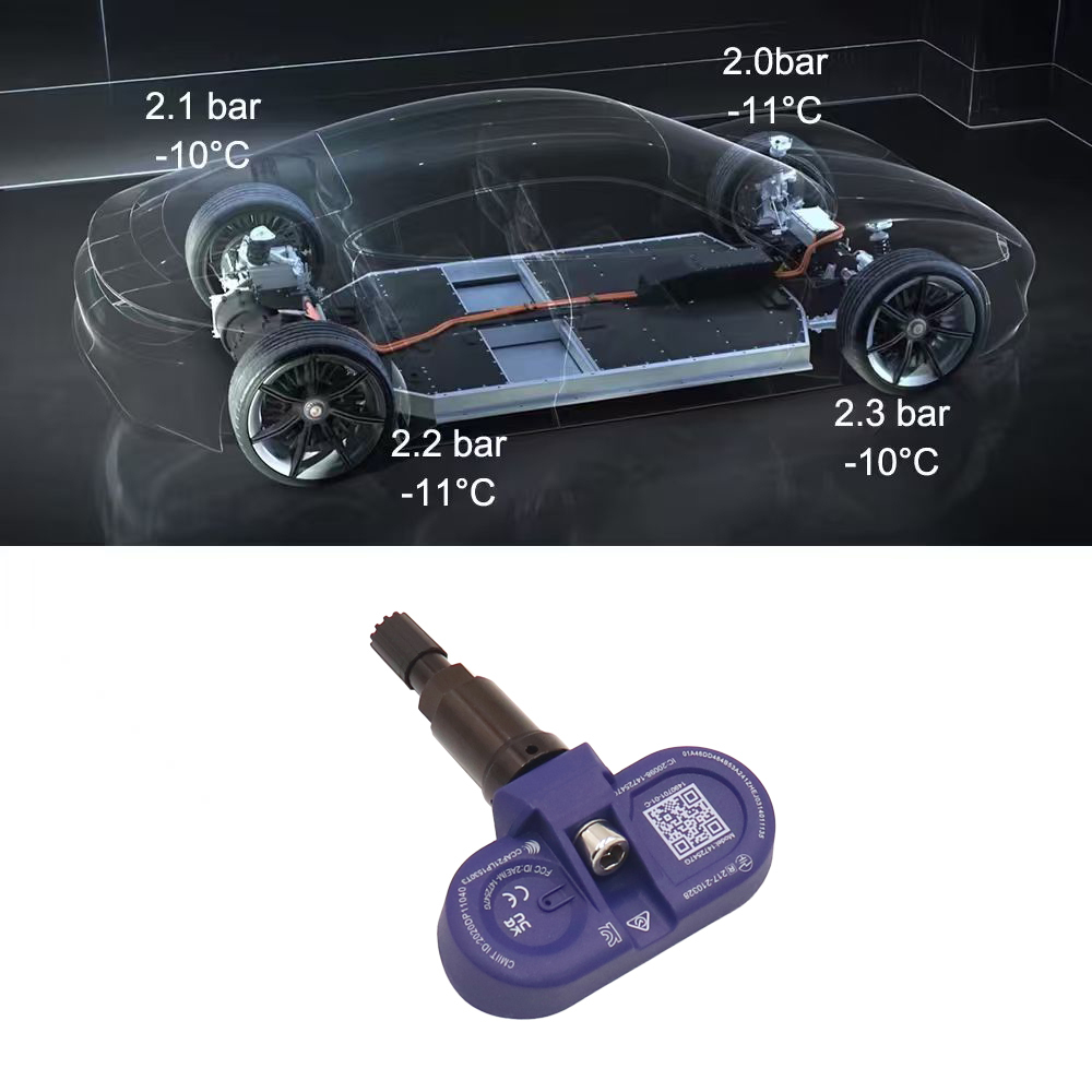 TPMS Tire Pressure Monitoring Sensor for Tesla Cars Bluetooth Tire Pressure Sensor for Model3/Y/S