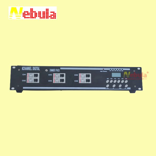 6 Channel Digital DMX Digital Dimmer Pack for Stage Lights