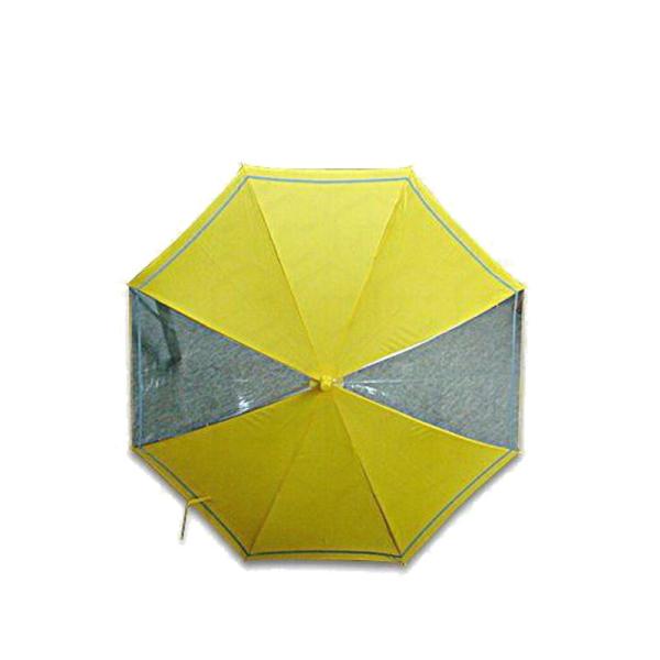 Straight Poe Pvc Transparent Clear See Through Umbrella Storm Proof Lightweight