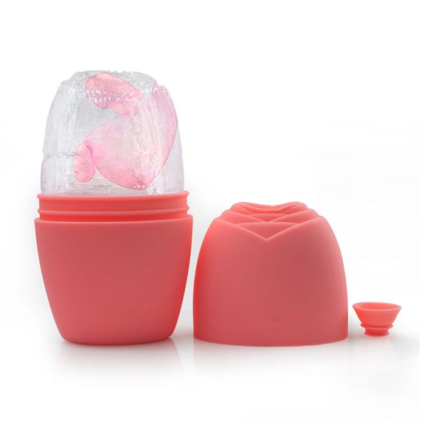 Reusable Facial Skin Care Tool Needleless Beauty Massage with Silicone Ice Roller