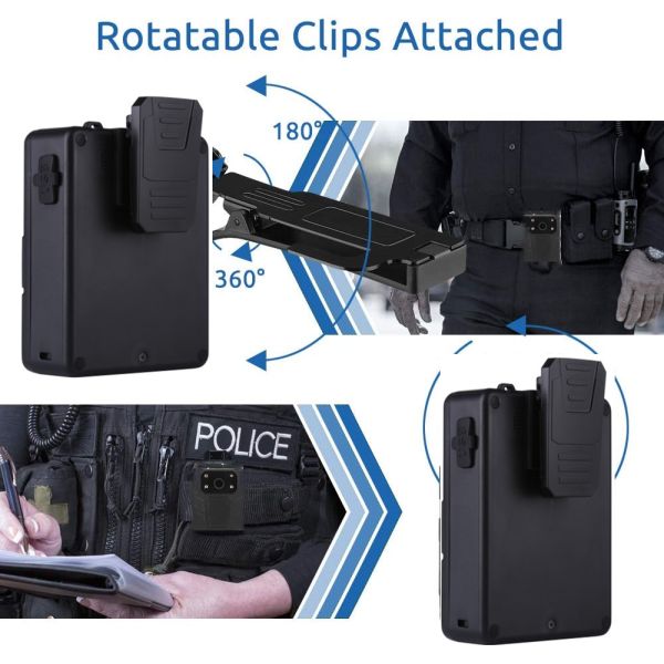 Visão noturna larga da câmera do corpo do grau IP67 WIFI do ângulo 140 para a polícia