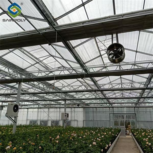 Sainpoly Commercial  Agricultural Flower Green Houses For Planting