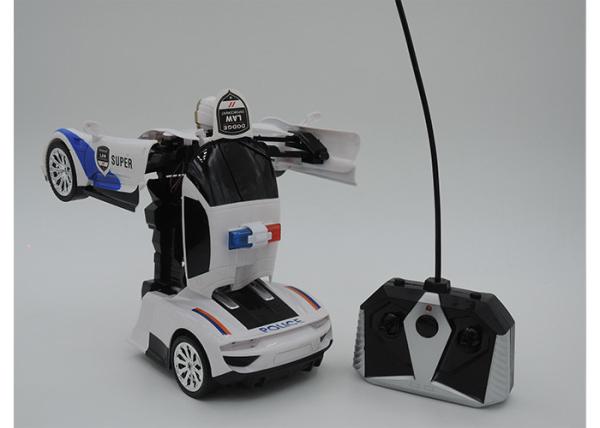 Remote Control Transformers Police Car Toy Autobot Hand Induced Deformation