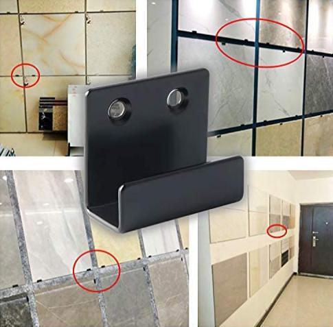 Black Coated Wall Steel Angle Bracket 90 Degree Sheet Metal Fabrication