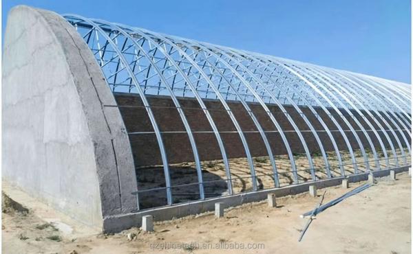 Energy Saving Small Single Span Solar Greenhouse For Cold Climates
