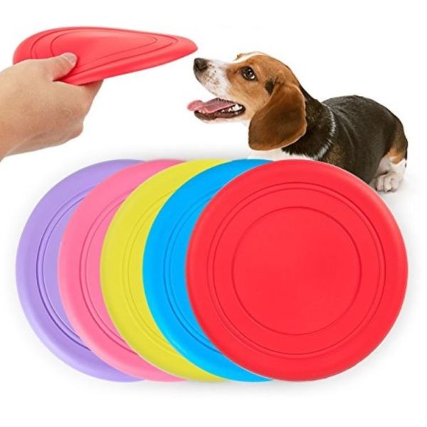 L'OEM de frisbee d'animal familier mordent les jouets résistants en caoutchouc
