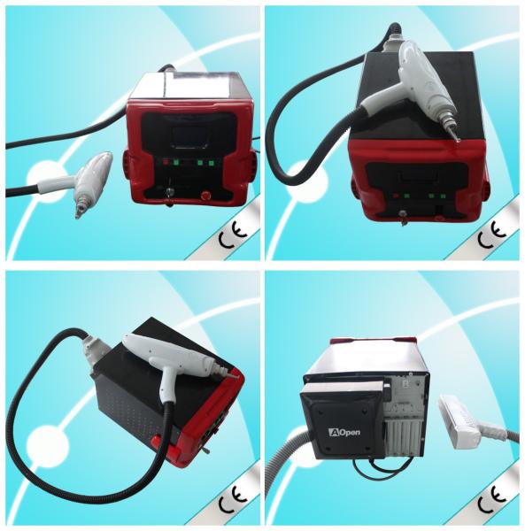 Portable 1064nm 532nm Q-switched Nd Yag tattoo removal Laser machine red blood loss