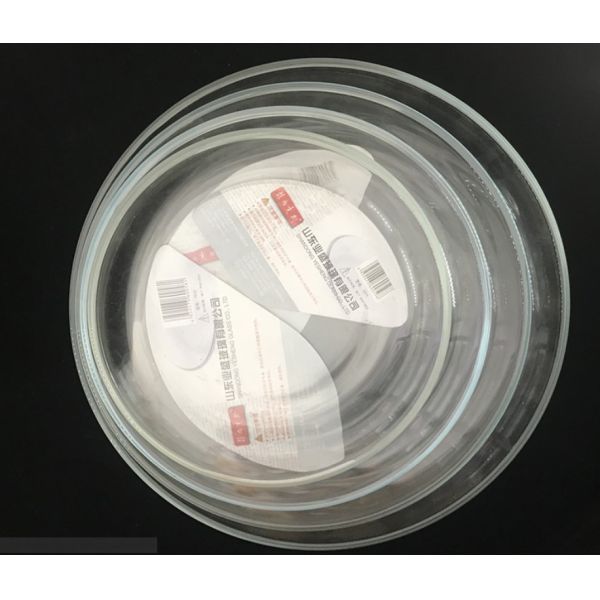Heat Resistant Borosilicate Round Charger Plates For Micwave