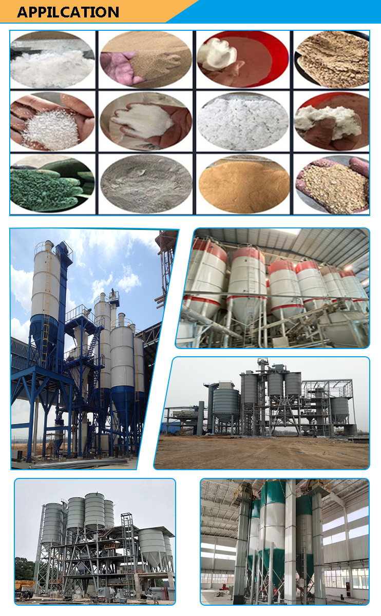 Putty Powder Plastering Dry Mortar Equipment 5000kg Gypsum Mixer Machine