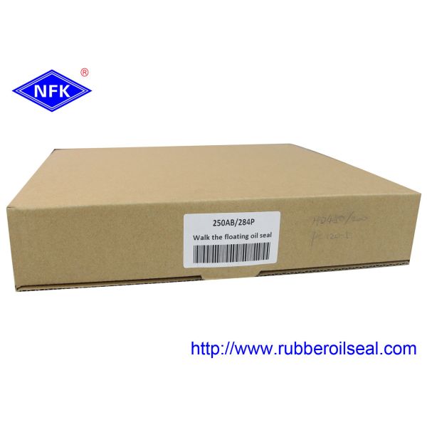 250AB/284P Size Metal+Rubber Floating Oil Seal for Hydraulic Applications in Excavators and Mechanical Systems