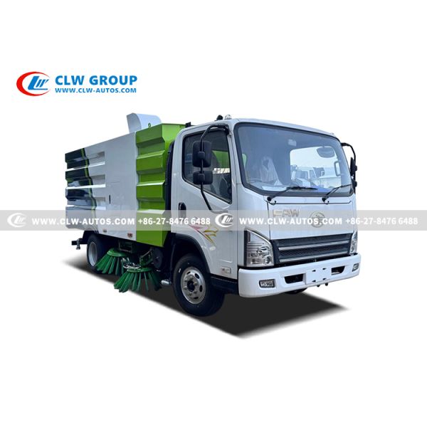 FAW RHD 5.5m³ Road Sweeper Truck – Right-Hand Drive Vacuum Sweeper with Dual-Engine Power & Intelligent Control