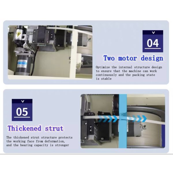 Semi-Automatic Electric High Productivity Durable Strapping Machine for Packaging