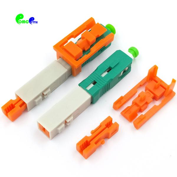 SC UPC SC APC Fiber Optic Connector Single Mode For FTTH Drop Cable
