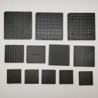 Bloco preto Chip Trays do waffle do ABS