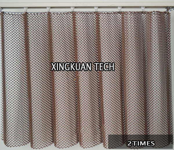 Красочный декоративный занавес сетки, апертура Drapery 4mm 6mm 8mm катушки металла