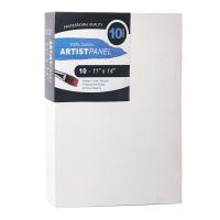 Panel de lienzo en blanco pre-preparado Suministros de arte Revestido con pintura de algodón 100% Tableros de lienzo