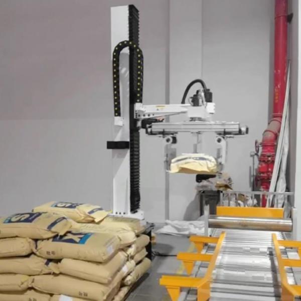 Rotary Arm Stacking And Unpacking Joint Robot Moisture Proof Design Of Grain Storage Stacking Grain Bags And Bottles