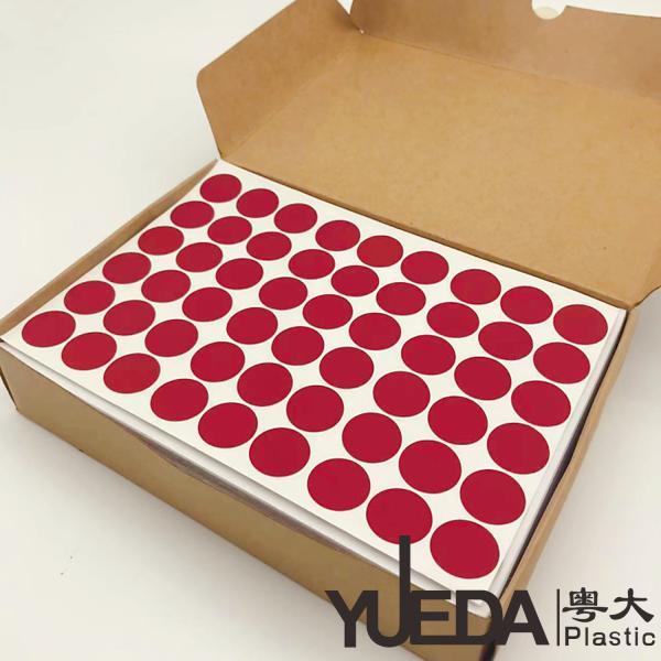 Multicolor Self Adhesive Screw Hole Stickers Oil Resistant Easy Application