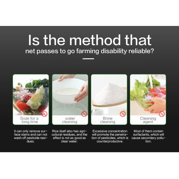 Meeting Household Pesticide Sterilization Multifunctional Kitchen Food Washer Safety And Energy Saving