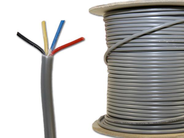 Mylar / Aluminum Screended Cable 2 Pairs 1.00mm2 Stranded Tinned Copper Conductor