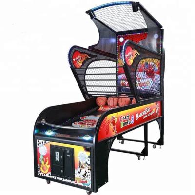 Máquina de jogo luxuosa do tiro do basquetebol do encaixotamento para o parque de diversões garantia de 1 ano