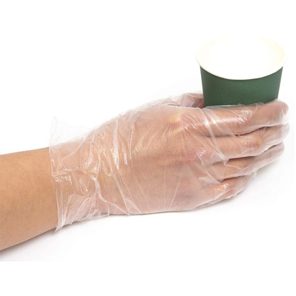 Clear Disposable Plastic Gloves Garden Restaurant Home Food Baking Tool