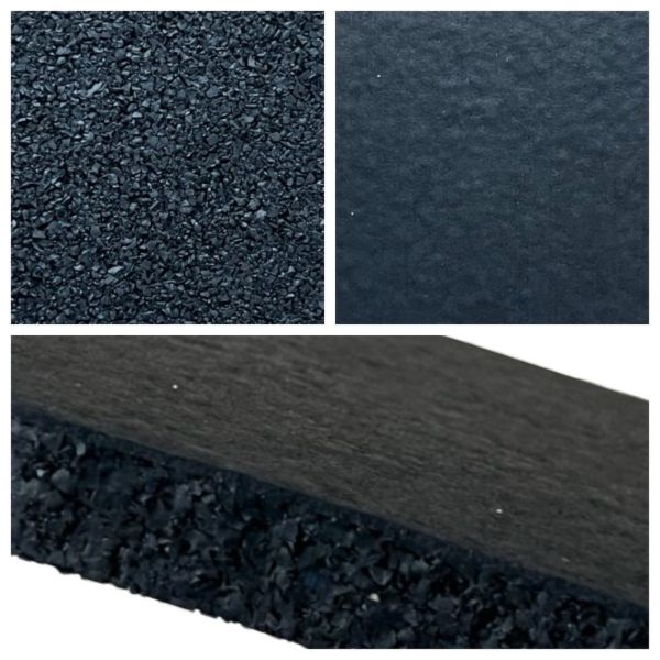 Durable Gym Rubber Matting for Heavy Equipment Free Weights and Functional Training Activities