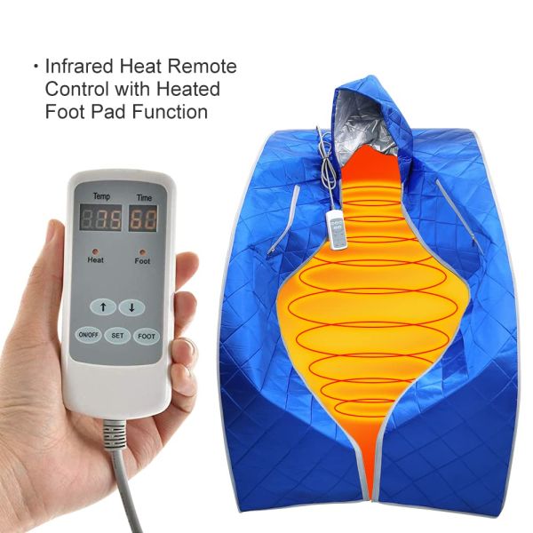 Detox Relaxation Personal Far Infrared Portable Sauna With Foot Roller
