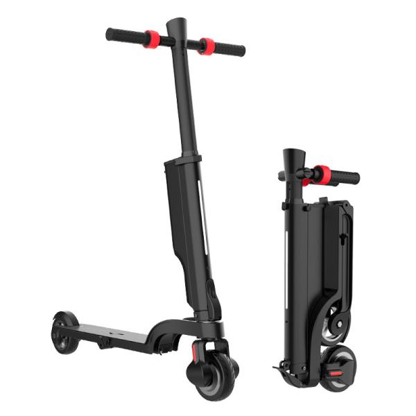 Stable Folding Electric Skateboard Scooter 5.5 Inch 6Ah Detachable Battery