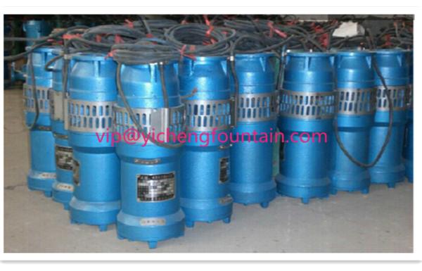 Cast Iron Underwater Submersible Fountain Pumps For Water Fountains Flange Connect Submersible Type