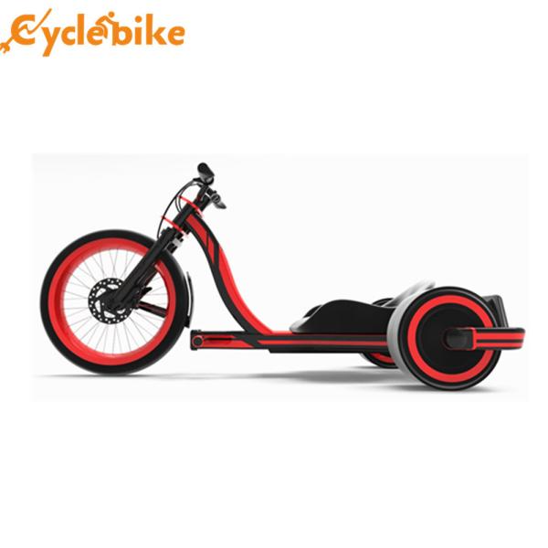 35km/h 1000w Rear Double Motor Electric Drift Trike with 48v 15.4ah LG Lithium Battery