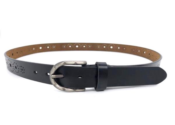 Handcraft Leather Fashion Ladies Belts With Alloy Pin Buckle Durable