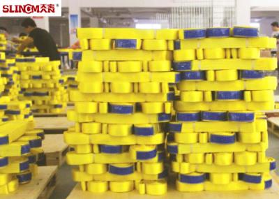 Amarelo ASMEB30.9 do estilingue liso do Webbing de 2 polegadas tenacidade alta para bens pesados