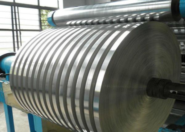 Fireproof Thin Aluminum Strips Ratio Frequency Cable Packing 70mm - 150mm Width