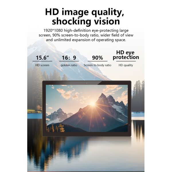 wall mount 15.6inch 1080p IPS Win 10  os tablet pc POE NFC RJ45 Wi-Fi Touch screen business advertising dipslay