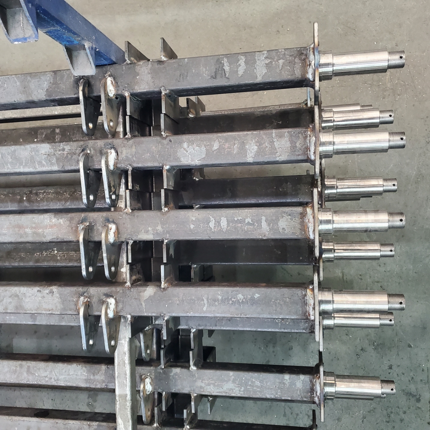 цапфа трейлера 3500lbs прямая Unbraked 50mm квадратная с установленным плато