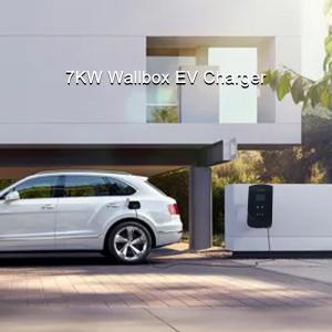 CE Outdoor Home 7KW AC Wall Box EV Charger Cable 5M IP65 IEC 61851