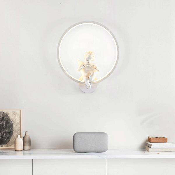 Round Angel Aluminum Decorative Interior Living Room Dining Room angel wall lamp (WH-VR-18）