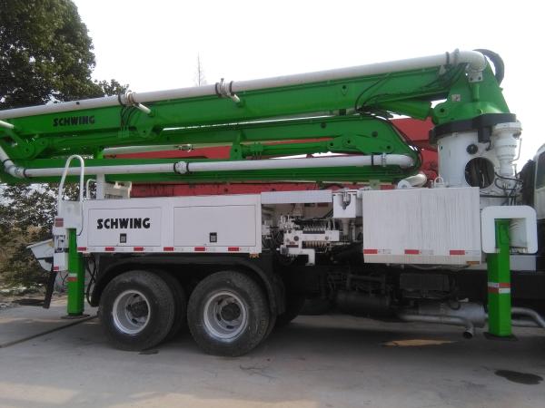 6 X 4 Driving Type Used Concrete Pump Truck Mounted Concrete Boom Pump