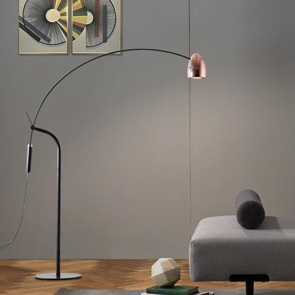 Black Floor Lamp Mantis Arm Floor Standing Lamp Industrial Bedroom Hercules LED Floor Lamp(WH-MFL-146)