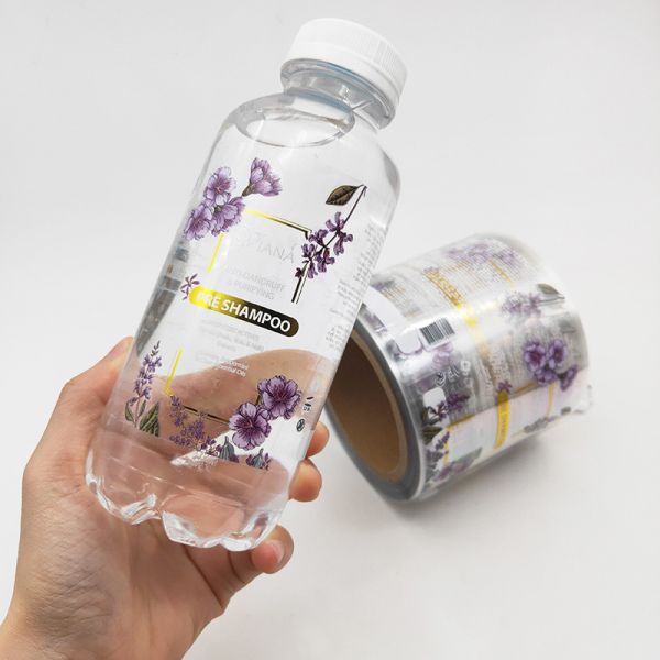 OEM Reusable Transparent PVC Bottle Sticker Labels For Mineral Water