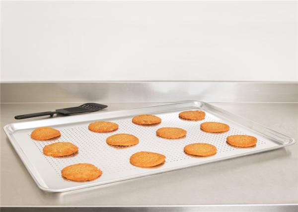 RK Bakeware China Foodservice NSF Full Size 18X26 16 Gauge Aluminum Baking Tray Wire In Rim Aluminum Bun Sheet Pan