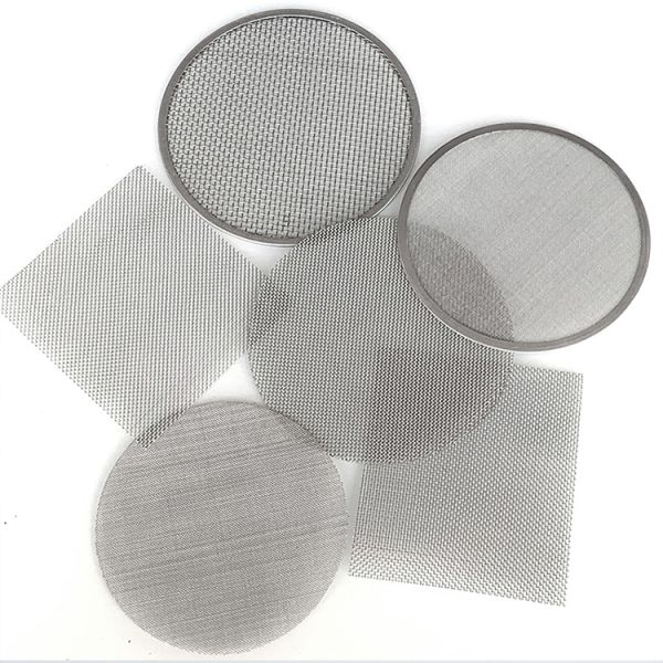 Stainless Steel Filter Disc Screen Mesh 12/24/36 Inch Diameter Screen Mesh