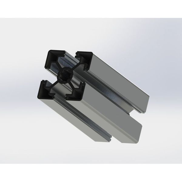 Lighter Type 45 * 45 T Slot Channel Aluminum , Aluminium T Slot Channel 10.2mm Hole