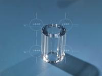 Pression simple Sapphire Glass Tube résistante de Crystal Al 2O3