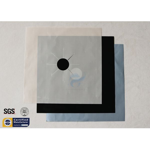 De PTFE de la fibra de vidrio de la tela protector revestido de la gama de gas de Stovetop del palillo no 10,6 pulgadas