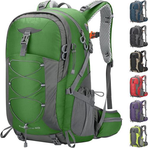 Mochila de acampamento leve para esportes ao ar livre, mochila ultraleve confortável 40L